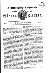 Wiener Zeitung 18161206 Seite: 1