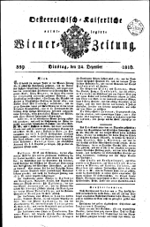 Wiener Zeitung 18161224 Seite: 1
