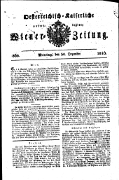 Wiener Zeitung 18161230 Seite: 1