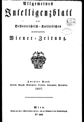 Wiener Zeitung 1817bl03 Seite: 1