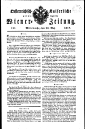 Wiener Zeitung 18170528 Seite: 1