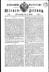 Wiener Zeitung 18170702 Seite: 1