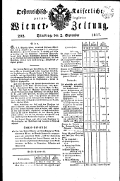 Wiener Zeitung 18170902 Seite: 1