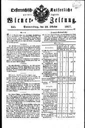 Wiener Zeitung 18171023 Seite: 1