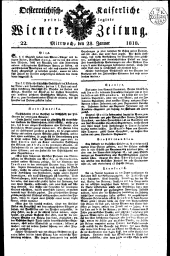 Wiener Zeitung 18180128 Seite: 1