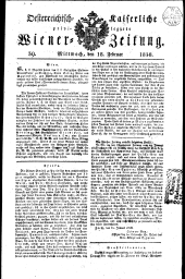 Wiener Zeitung 18180218 Seite: 1