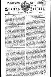 Wiener Zeitung 18180309 Seite: 1