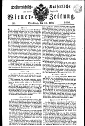 Wiener Zeitung 18180310 Seite: 1