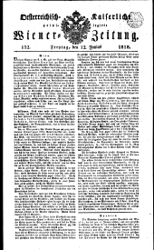 Wiener Zeitung 18180612 Seite: 1