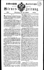 Wiener Zeitung 18180710 Seite: 1