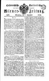 Wiener Zeitung 18181107 Seite: 1