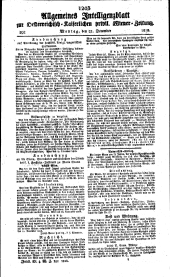 Wiener Zeitung 18181221 Seite: 5