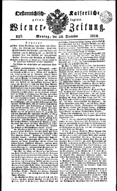 Wiener Zeitung 18181228 Seite: 1