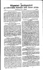 Wiener Zeitung 18190105 Seite: 5