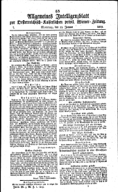 Wiener Zeitung 18190111 Seite: 5