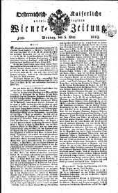 Wiener Zeitung 18190503 Seite: 1