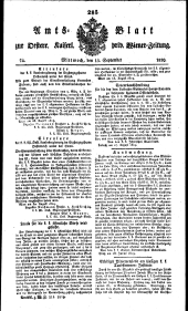 Wiener Zeitung 18190915 Seite: 13