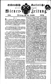 Wiener Zeitung 18191029 Seite: 1