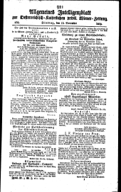 Wiener Zeitung 18191116 Seite: 5