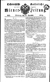 Wiener Zeitung 18191231 Seite: 1