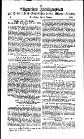 Wiener Zeitung 18200104 Seite: 5