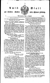 Wiener Zeitung 18200105 Seite: 5