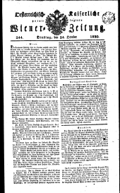 Wiener Zeitung 18201024 Seite: 1