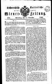 Wiener Zeitung 18201118 Seite: 1