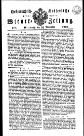 Wiener Zeitung 18201129 Seite: 1