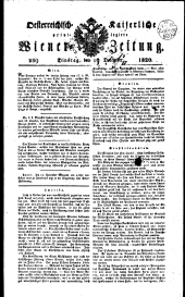 Wiener Zeitung 18201219 Seite: 1