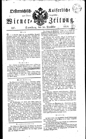 Wiener Zeitung 18201230 Seite: 1