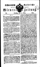 Wiener Zeitung 18210317 Seite: 1