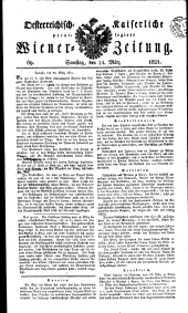 Wiener Zeitung 18210324 Seite: 1