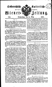 Wiener Zeitung 18210524 Seite: 1