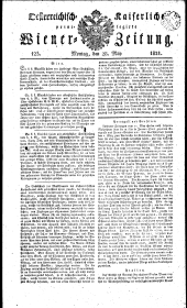 Wiener Zeitung 18210528 Seite: 1