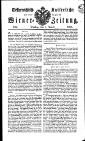 Wiener Zeitung 18210605 Seite: 1