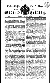Wiener Zeitung 18210724 Seite: 1