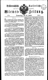 Wiener Zeitung 18210726 Seite: 1