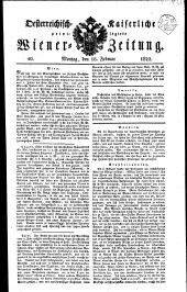 Wiener Zeitung 18220218 Seite: 1