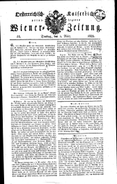 Wiener Zeitung 18220305 Seite: 1