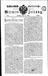 Wiener Zeitung 18220319 Seite: 1