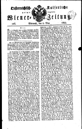 Wiener Zeitung 18220508 Seite: 1