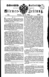 Wiener Zeitung 18220524 Seite: 1