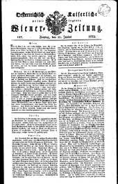 Wiener Zeitung 18220628 Seite: 1