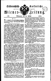 Wiener Zeitung 18220710 Seite: 1