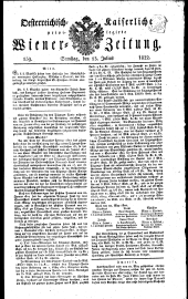 Wiener Zeitung 18220713 Seite: 1