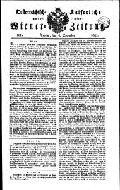 Wiener Zeitung 18221206 Seite: 1