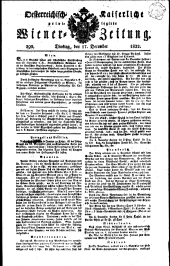 Wiener Zeitung 18221217 Seite: 1