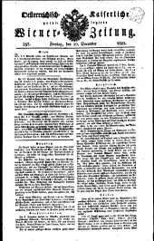 Wiener Zeitung 18221220 Seite: 1