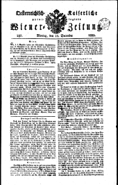 Wiener Zeitung 18221223 Seite: 1